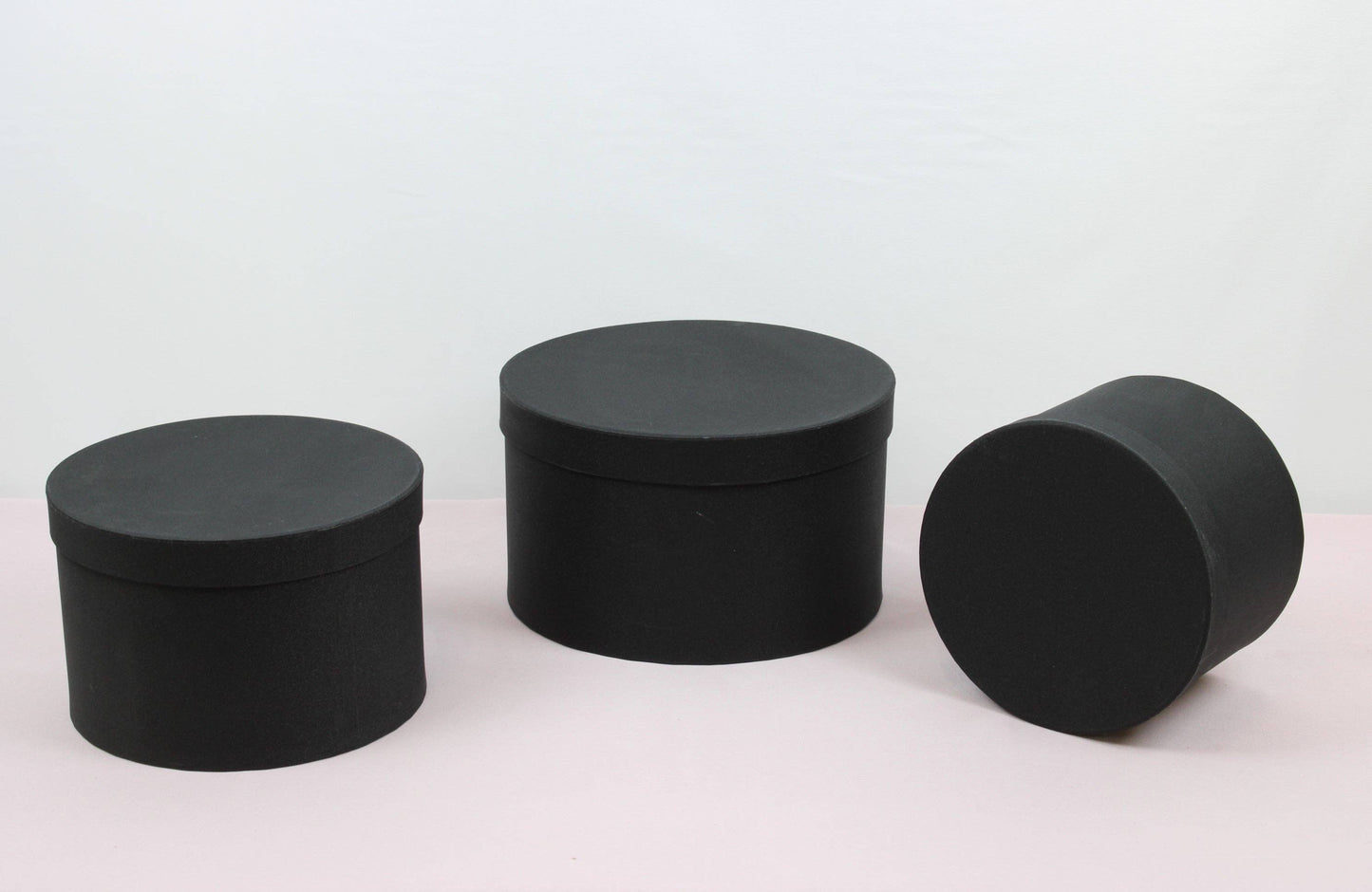 Sombrero redondo y brillante con tapa con tapa, varios colores y tamaños, para rosas en conserva, regalos, arreglos de chocolate y fresas