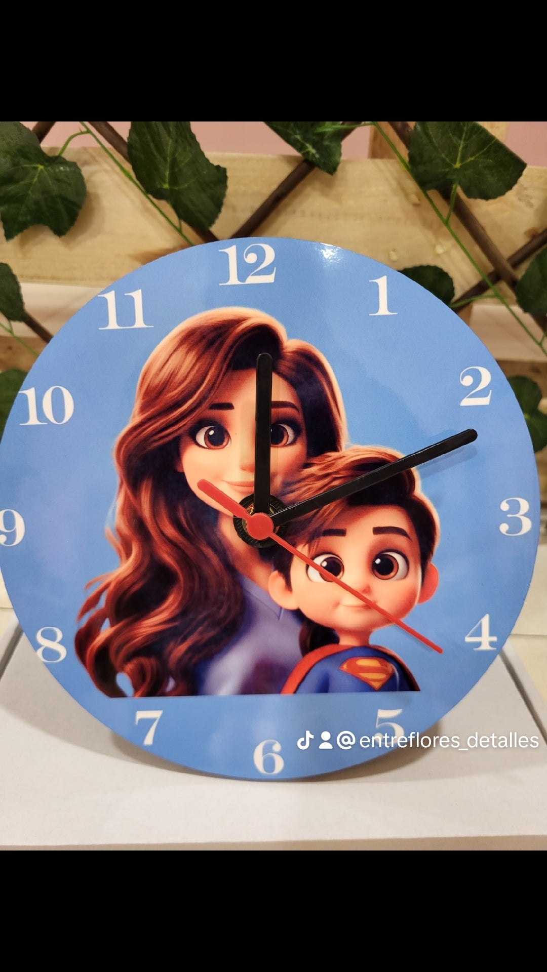Reloj de pared personalizada