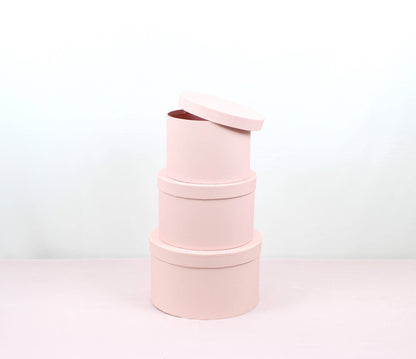 Sombrero redondo y brillante con tapa con tapa, varios colores y tamaños, para rosas en conserva, regalos, arreglos de chocolate y fresas