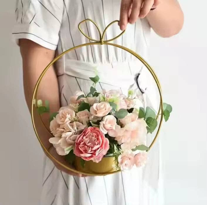 Soporte nórdico metálico para flores