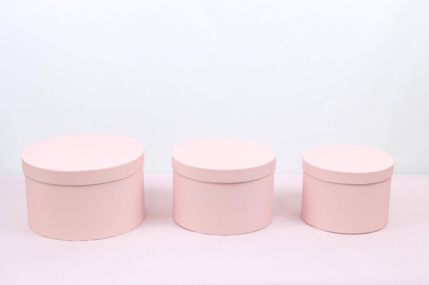 Sombrero redondo y brillante con tapa con tapa, varios colores y tamaños, para rosas en conserva, regalos, arreglos de chocolate y fresas