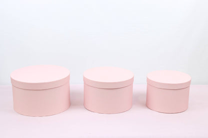 Sombrero redondo y brillante con tapa con tapa, varios colores y tamaños, para rosas en conserva, regalos, arreglos de chocolate y fresas