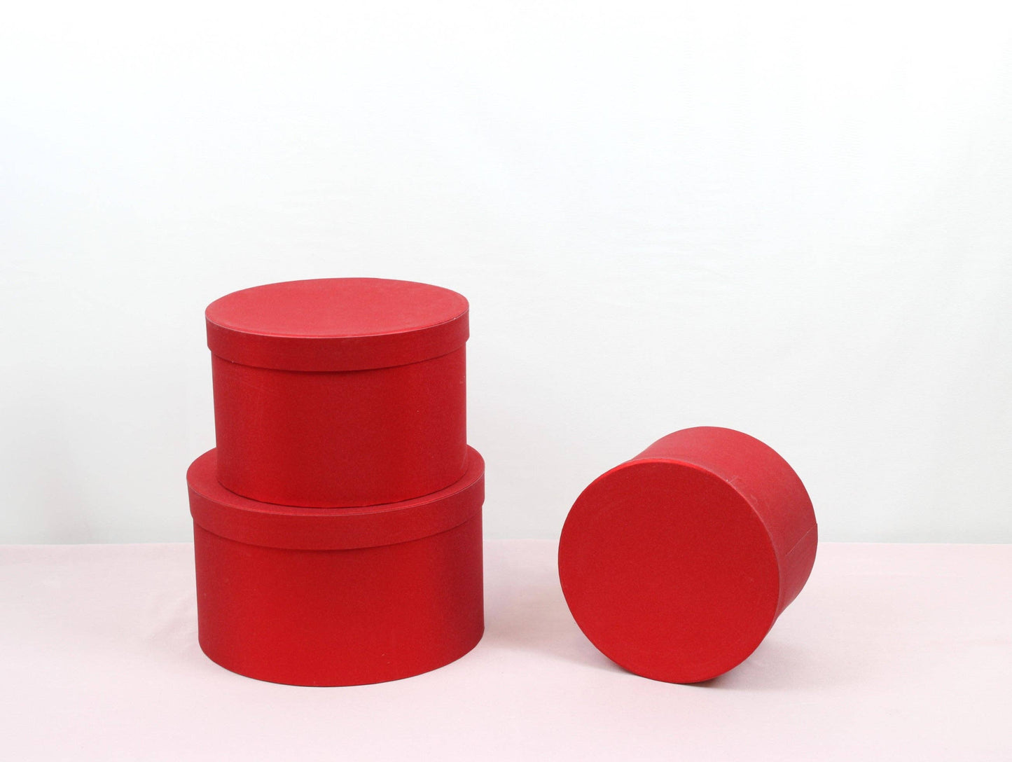 Sombrero redondo y brillante con tapa con tapa, varios colores y tamaños, para rosas en conserva, regalos, arreglos de chocolate y fresas