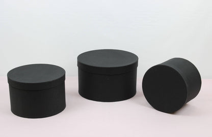 Sombrero redondo y brillante con tapa con tapa, varios colores y tamaños, para rosas en conserva, regalos, arreglos de chocolate y fresas