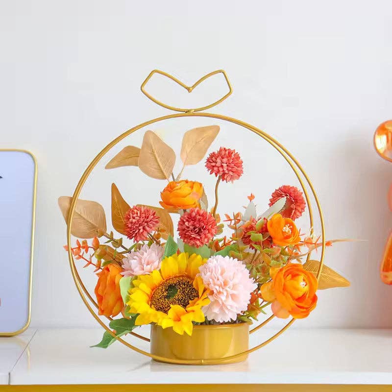 Soporte nórdico metálico para flores