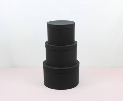 Sombrero redondo y brillante con tapa con tapa, varios colores y tamaños, para rosas en conserva, regalos, arreglos de chocolate y fresas