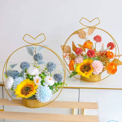 Soporte nórdico metálico para flores