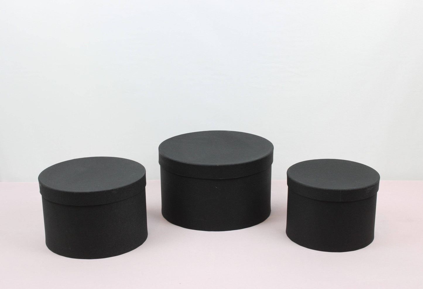 Sombrero redondo y brillante con tapa con tapa, varios colores y tamaños, para rosas en conserva, regalos, arreglos de chocolate y fresas