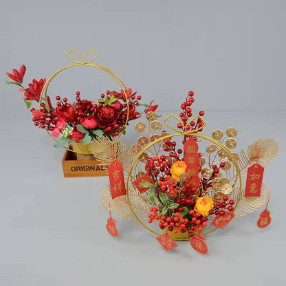 Soporte nórdico metálico para flores