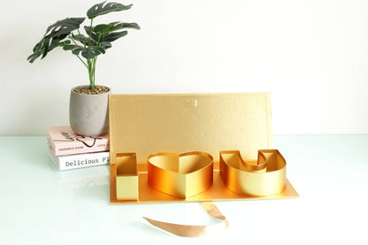 Buzón de cartas rellenable con cinta «I Love You»