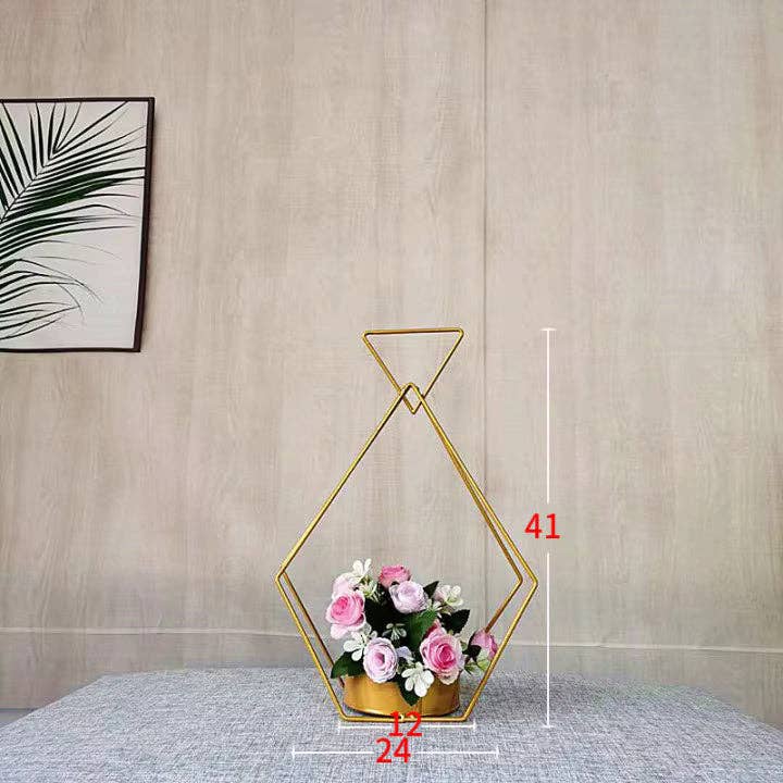 Soporte nórdico metálico para flores