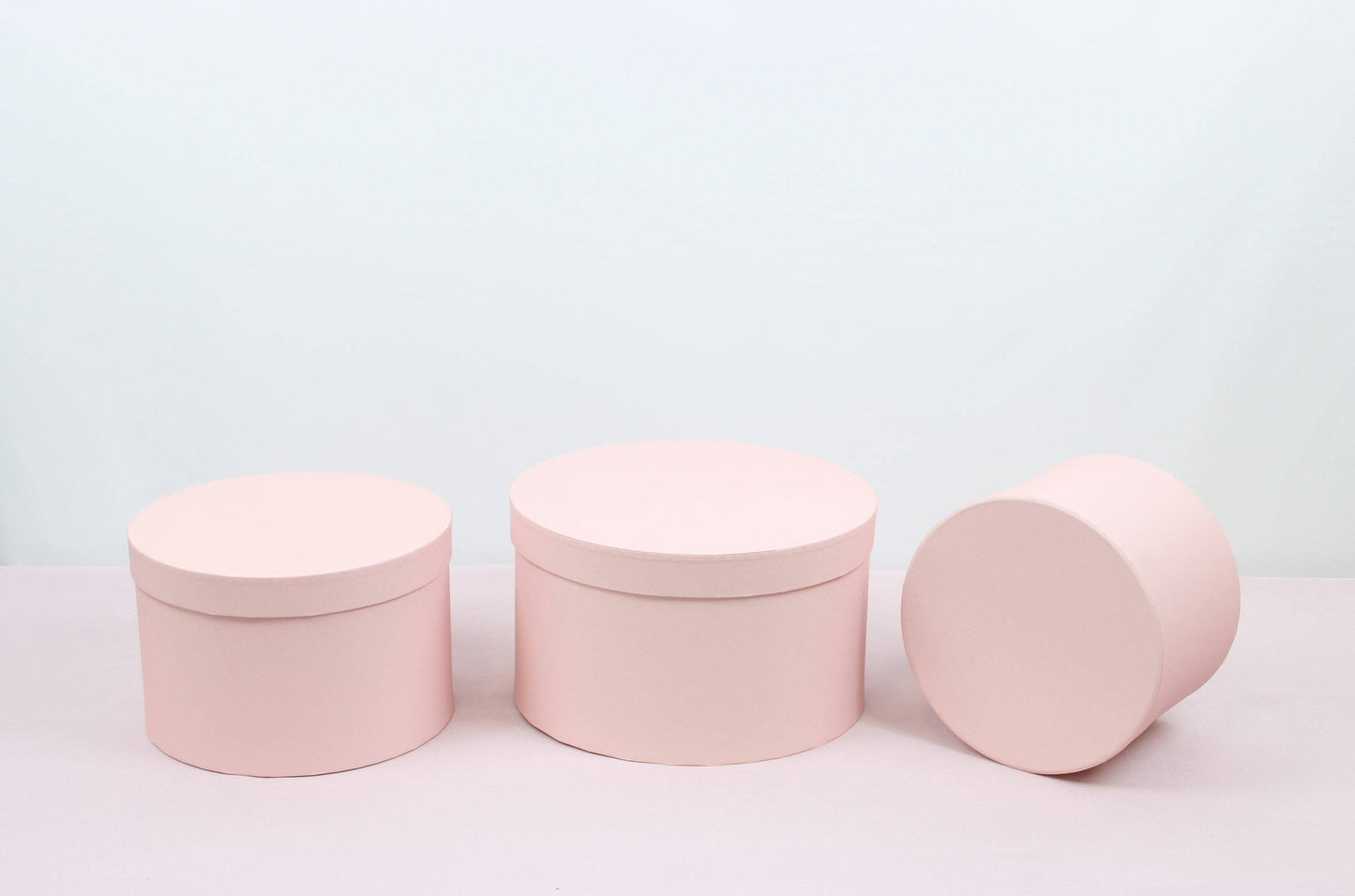 Sombrero redondo y brillante con tapa con tapa, varios colores y tamaños, para rosas en conserva, regalos, arreglos de chocolate y fresas