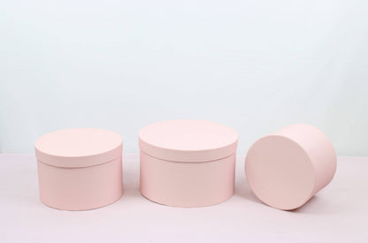 Sombrero redondo y brillante con tapa con tapa, varios colores y tamaños, para rosas en conserva, regalos, arreglos de chocolate y fresas