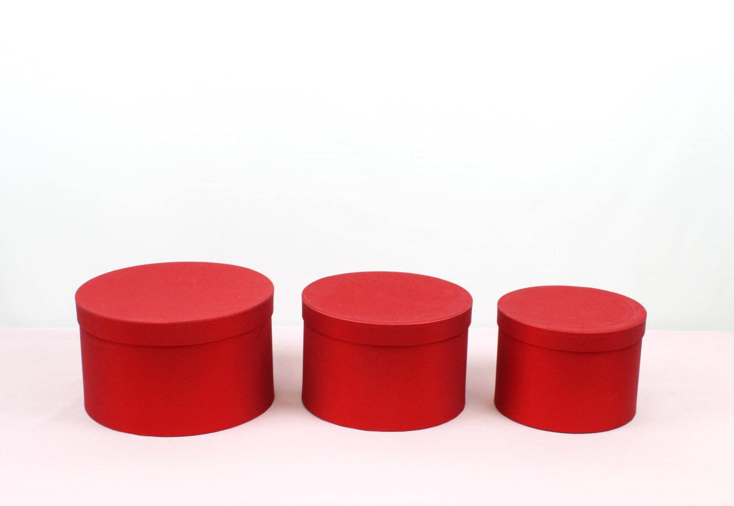 Sombrero redondo y brillante con tapa con tapa, varios colores y tamaños, para rosas en conserva, regalos, arreglos de chocolate y fresas