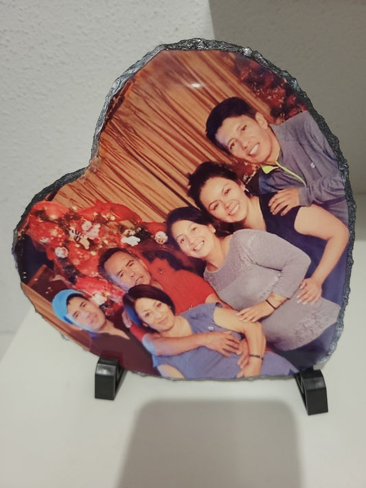 Portaretrato en pizarra de piedra