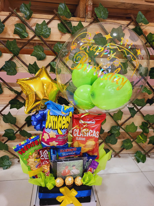 Box Cumpleaños + billetera personalizada